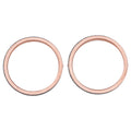2pcs Exhaust Pipe Gasket For YamahaXVS650 XVS400 DragStar 400 YP400 XVS1100