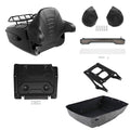 King Trunk Backrest Mount Rack Tail Light Speakers Fit For Harley Touring 14-26
