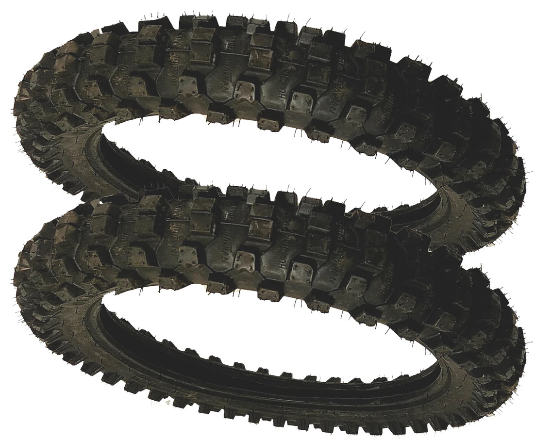 2 Pack Sdg SSR High Performance Replacement Tires 90/100-14 For Dirt Pit Bikes