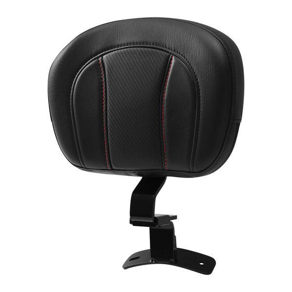 Black Front Rider Driver Backrest Fit For Harley Touring Street Glide 2009-2023