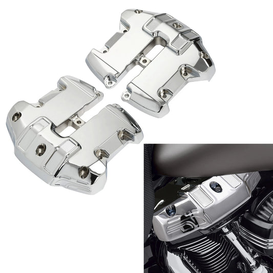 Fit For Harley Touring Electra Road Glide Rocker Box Covers L&R Upper 17-25