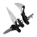Driver Footpeg Pegs Bracket Fit For Kawasaki Ninja 400 2018-2024