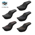Driver Passenger Gel Two-Up Seat Fit For Harley Dyna Street Bob Wide Glide 06-17