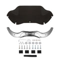 9.5'' Windshield Windscreen & Chrome Trims Fit For Harley Road Glide 2004-2013
