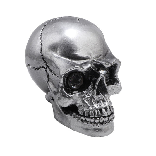 LED Retro Skull Headlight For Harley Honda Choppers Cruiser Custom Motorcycle