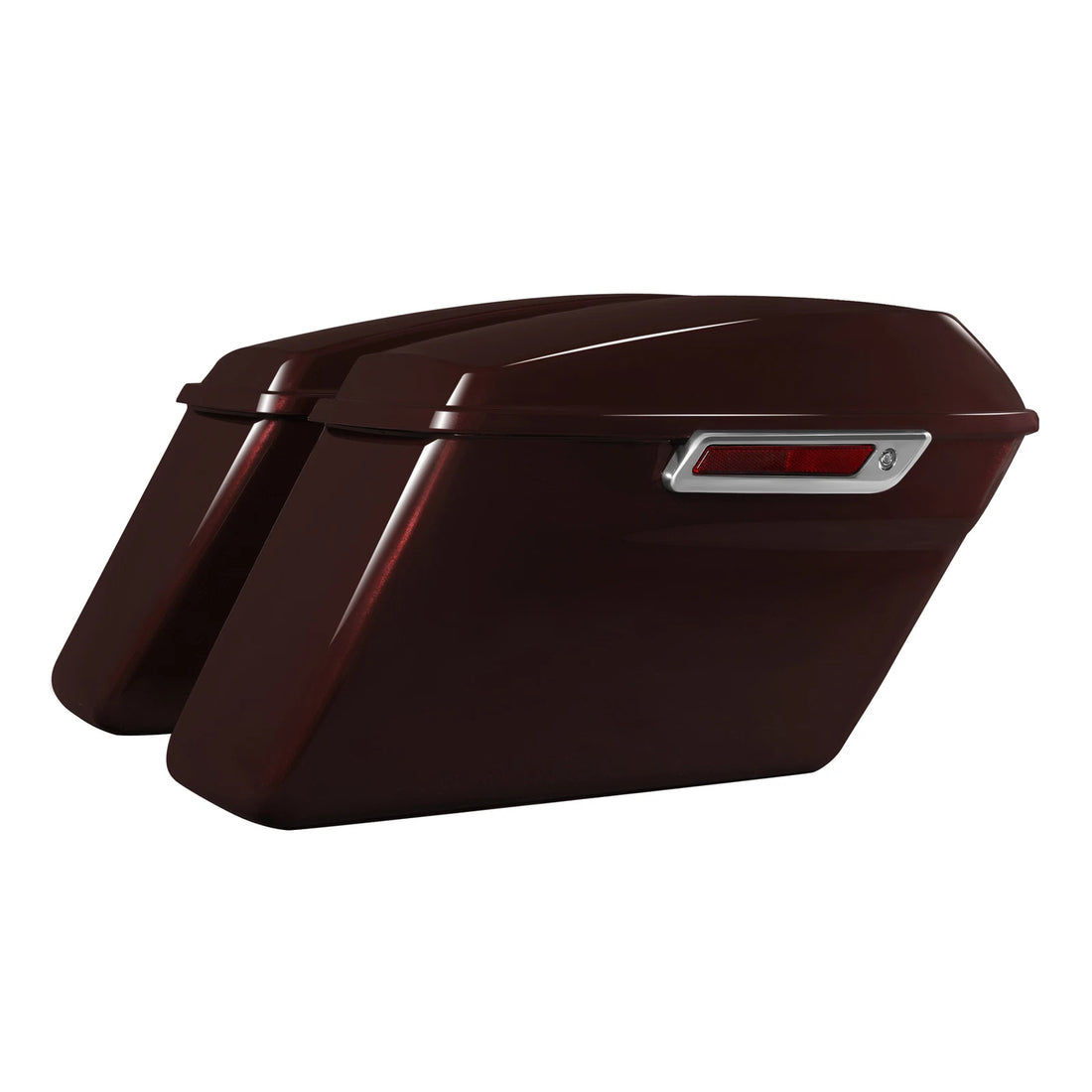 Hard Saddlebags Fit For Harley Touring Road King Glide 14-23 Midnight Crimson