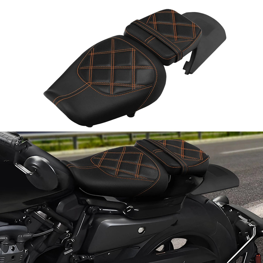 Seat & Rear Fender Extension Fit For Harley Sportster S RH1250S 2021-2025