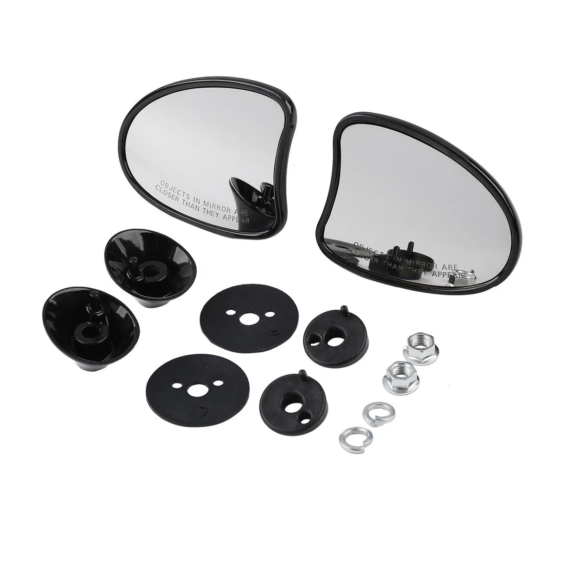 Inner Fairing Rear-View Mirrors Fits For Harley Electra Street Tri Glide 2014-24