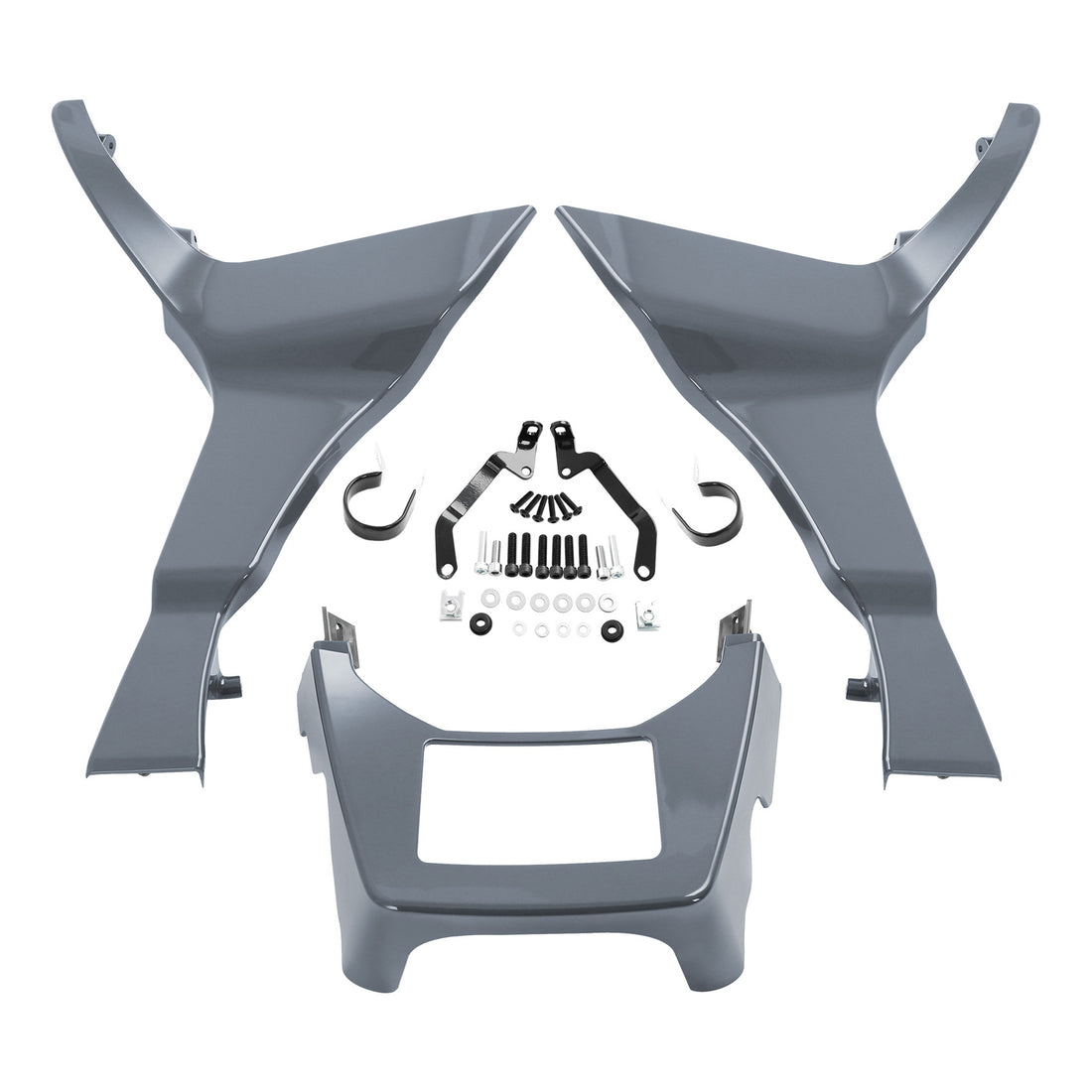 Fairings Chin Spoilers Cover Fit For Harley Road Glide 2017-2024 19 Gunship Gray