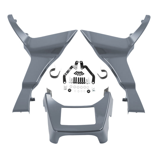 Fairings Chin Spoilers Cover Fit For Harley Road Glide 2017-2024 19 Gunship Gray