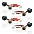 4) Conector DE Puerto DE Cargador DE 3 Puntas DE 12V 24V 36V Diy Para Scooter