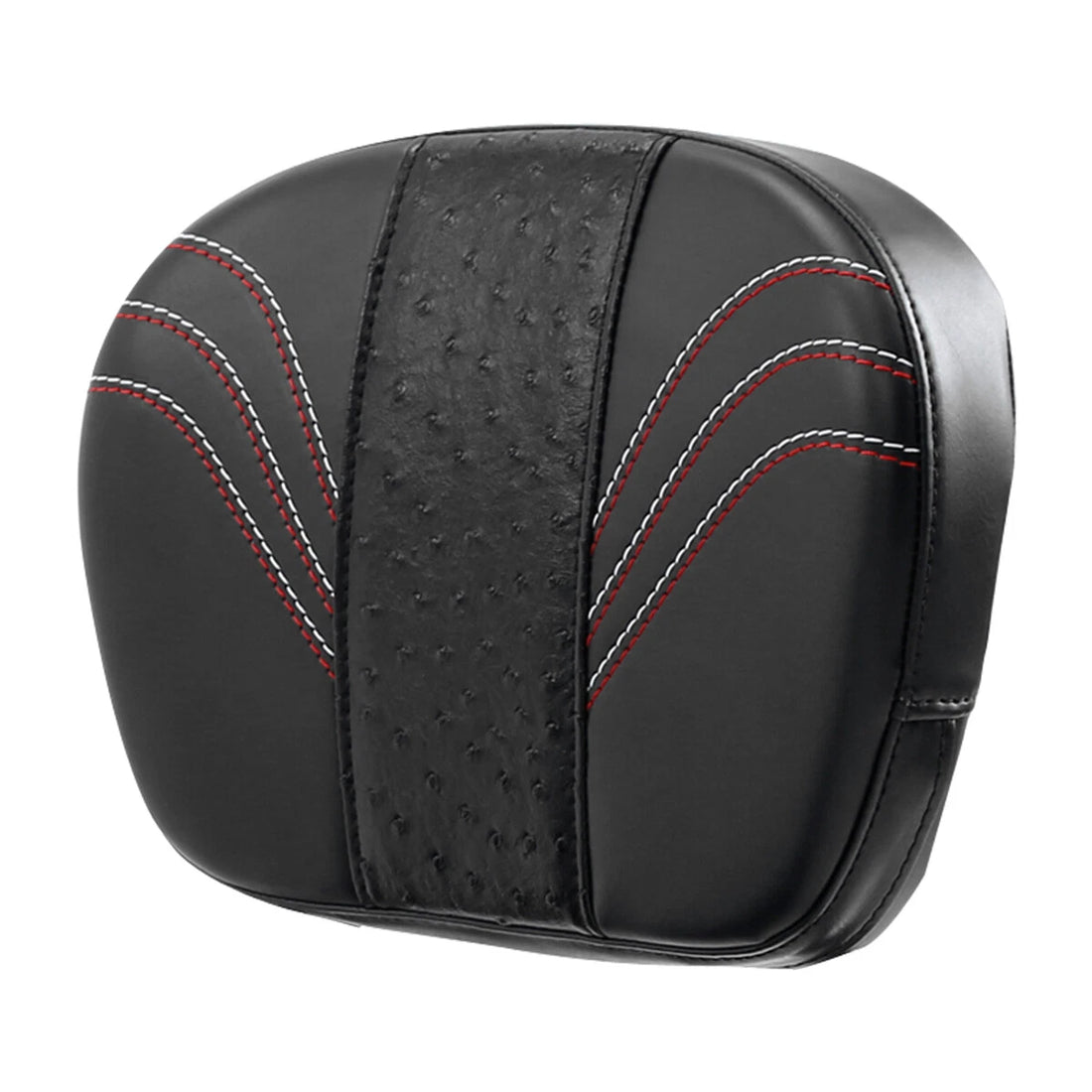 Black Passenger Sissy Bar Backrest Pad Fit For Harley Electra Road Street Glide