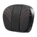Black Passenger Sissy Bar Backrest Pad Fit For Harley Electra Road Street Glide