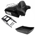 Chopped Trunk Backrest Rack Mount Fit For Harley Sport Glide Flsb 18-21