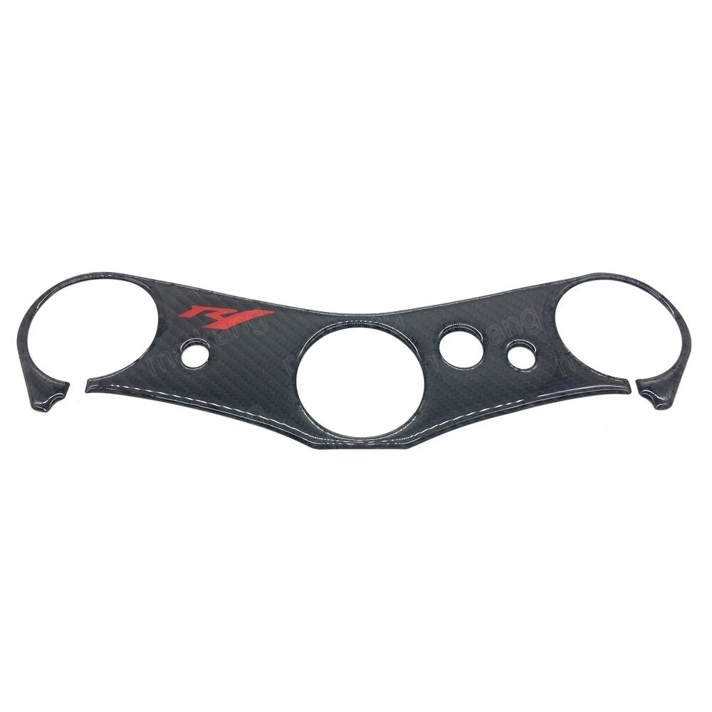 Carbon Triple Tree Top Clamp Upper 3D Decal Sticker Fit Yamaha YZF-R1 2004-2006