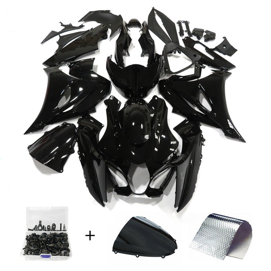Glossy Black Fairing Kit +Bolts For Suzuki GSXR1000 2017-2025 ABS Injection Body