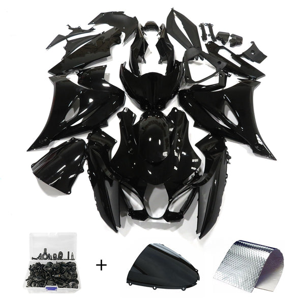 Glossy Black Fairing Kit +Bolts For Suzuki GSXR1000 2017-2025 ABS Injection Body