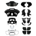 Vivid Black Fairings Speakers Glove Box Air Duct Fit For Harley Road Glide 15-24