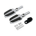 Chrome Passenger Footpeg Pedals Pegs Mount Fit For Harley Softail Slim 2012-2017