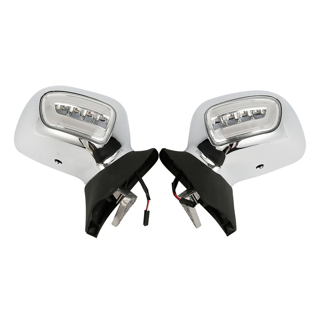 Rear View Mirrors W/ LED Signal Light Fit For Honda Goldwing GL1800 2001-2017 16