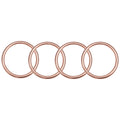 4pcs Exhaust Gasket For Honda Africa 20-22 CRF450RL 21 23 CRF450RX 17-20 CBR300R