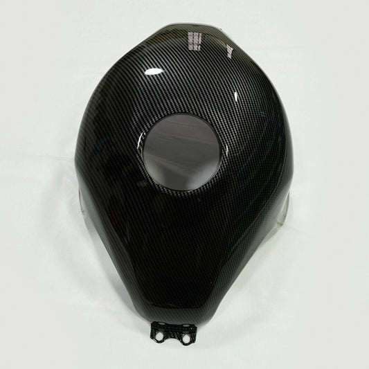 Black Carbon Fiber Fuel Gas Tank Cover Fairing Fit For Honda CBR600F4i 2001-2007