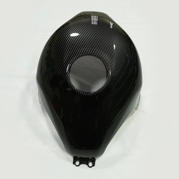 Black Carbon Fiber Fuel Gas Tank Cover Fairing Fit For Honda CBR600F4i 2001-2007