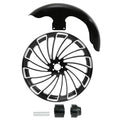 21" Front Fender Wheel Rim Single Disc Hub Fit For Harley Road Glide Flhx 08-24