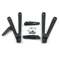 For 2005 2006 Honda CBR600RR Motorcycle Black Passenger Rear Foot Pegs Bracket