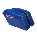 Hard Saddlebags Fit For Harley Touring Street Glide 2014-2024 2018 Electric Blue