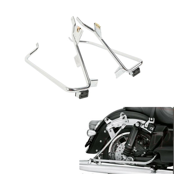 Saddlebag Support Brackets Fit For Harley Street Electra Road Glide King 09-13