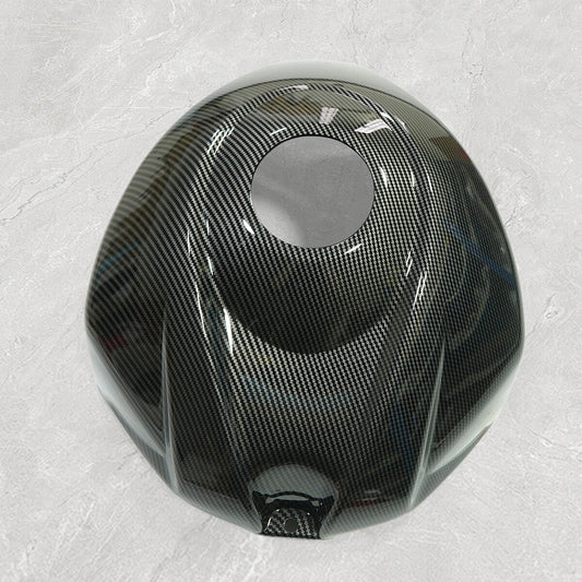Black Carbon Fiber Fuel Gas Tank Cover Fairing Fit Suzuki GSXR1000 2007 2008