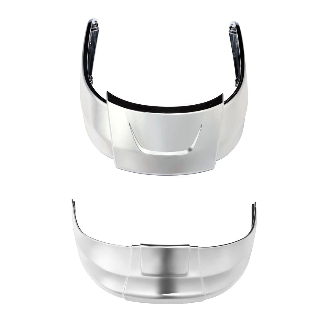 Chrome Front & Rear Fender Mudguard Tip Trim Fit For BMW R18 Transcontinental