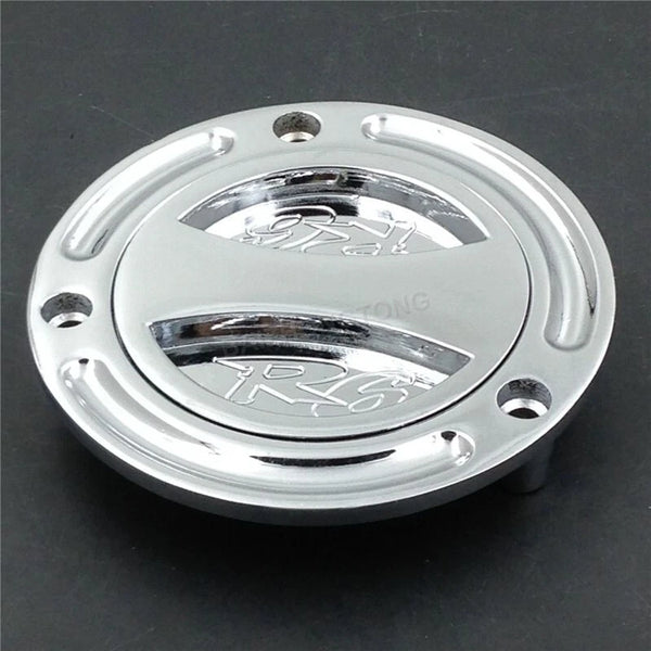 Silver Keyless Fuel Tank Cap Fit for Yamaha Yzf R6S 2001-2009 R6 1999 2000-2019