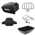Matte King Trunk Luggage Backrest Mount Rack Fit For Harley Street Glide 14-2026