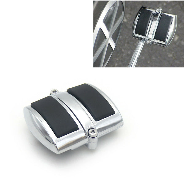 Chrome Brake Heel Shift Pedal Pad Cover For Suzuki Boulevard M50 C50 C90 Intrude
