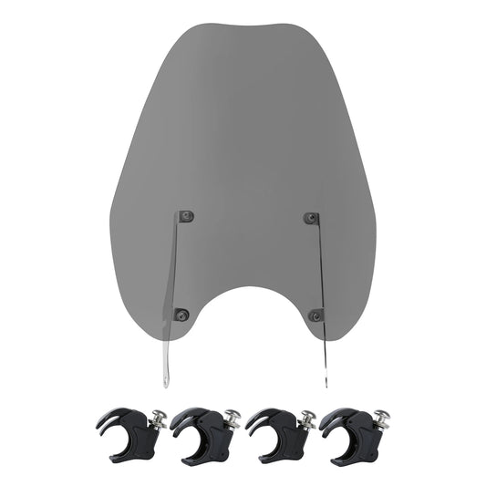 Windshield Windscreen & 41mm Quick-Release Clamps Fit For Harley Dyna Softail