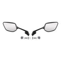 Black Rear View Mirrors Fits For Yamaha YZF-R7 YZFR7 Yzf R7 2022-2025 2022 2023