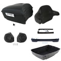 King Trunk Pad Speakers LED Lights Fit For Harley Touring Road Glide 2014-2026