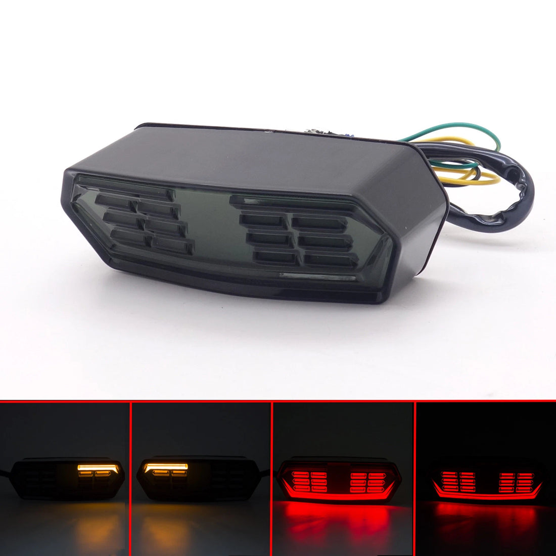 LED Tail Brake Flowing Water Turn Signals Light For Honda Grom MSX125 CBR650F
