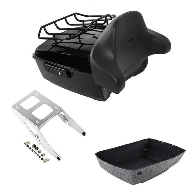 King Trunk Luggage Backrest Mount Fits For Harley Sport Glide 2018-2021