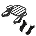 (Black) 2-Up Luggage Rack Docking Hardware Kit Fit For Harley Touring 2014-2025