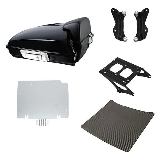 Razor Trunk Backrest Rack Docking Plate Fit For Harley Street Glide 2014-2026 25