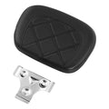Black Passenger Sissy Bar Backrest Fit For Harley Touring Cvo Road Street Glide