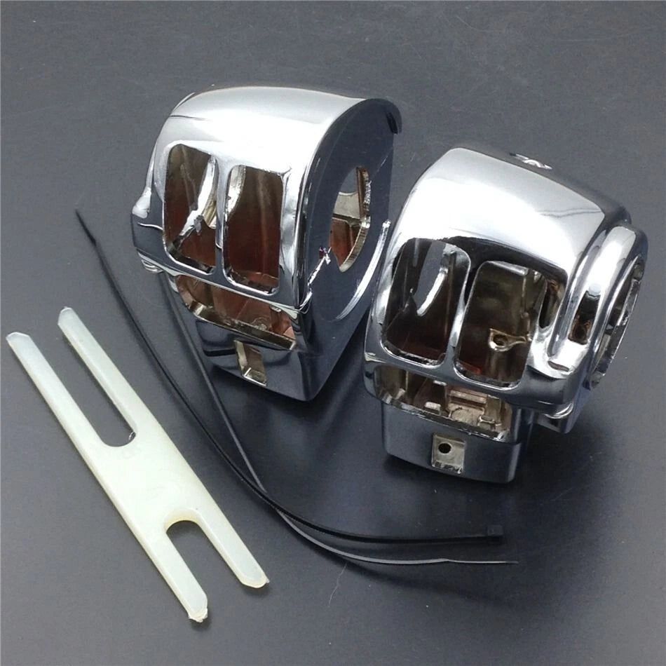 Fit for 1996-2013 Harley Electra Street Road/Glide Chrome Switch Housing Cover