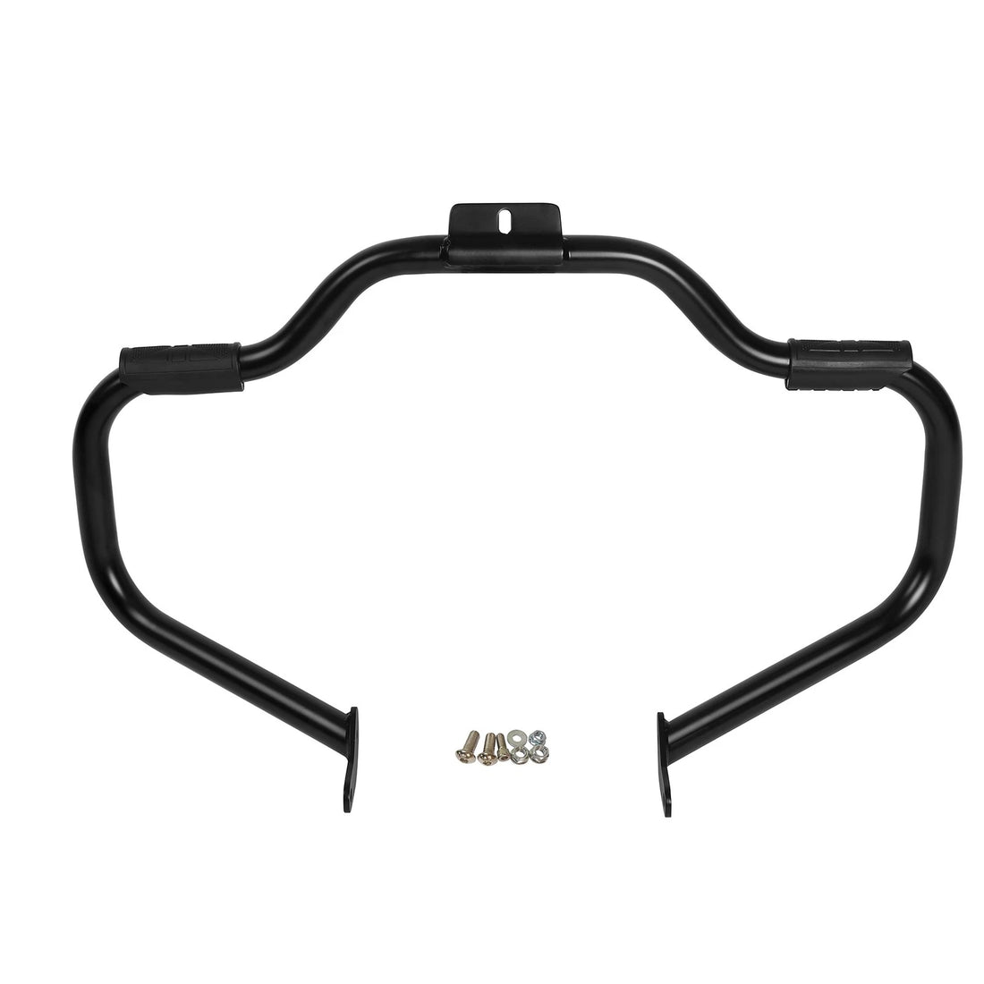 Black Mustache Engine Guard Highway Crash Bar Fits For Harley Softail 2000-2017