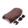 Brown Diamond Hump Custom Cafe Racer Seat Vintage Saddle For Honda CB350/450/750