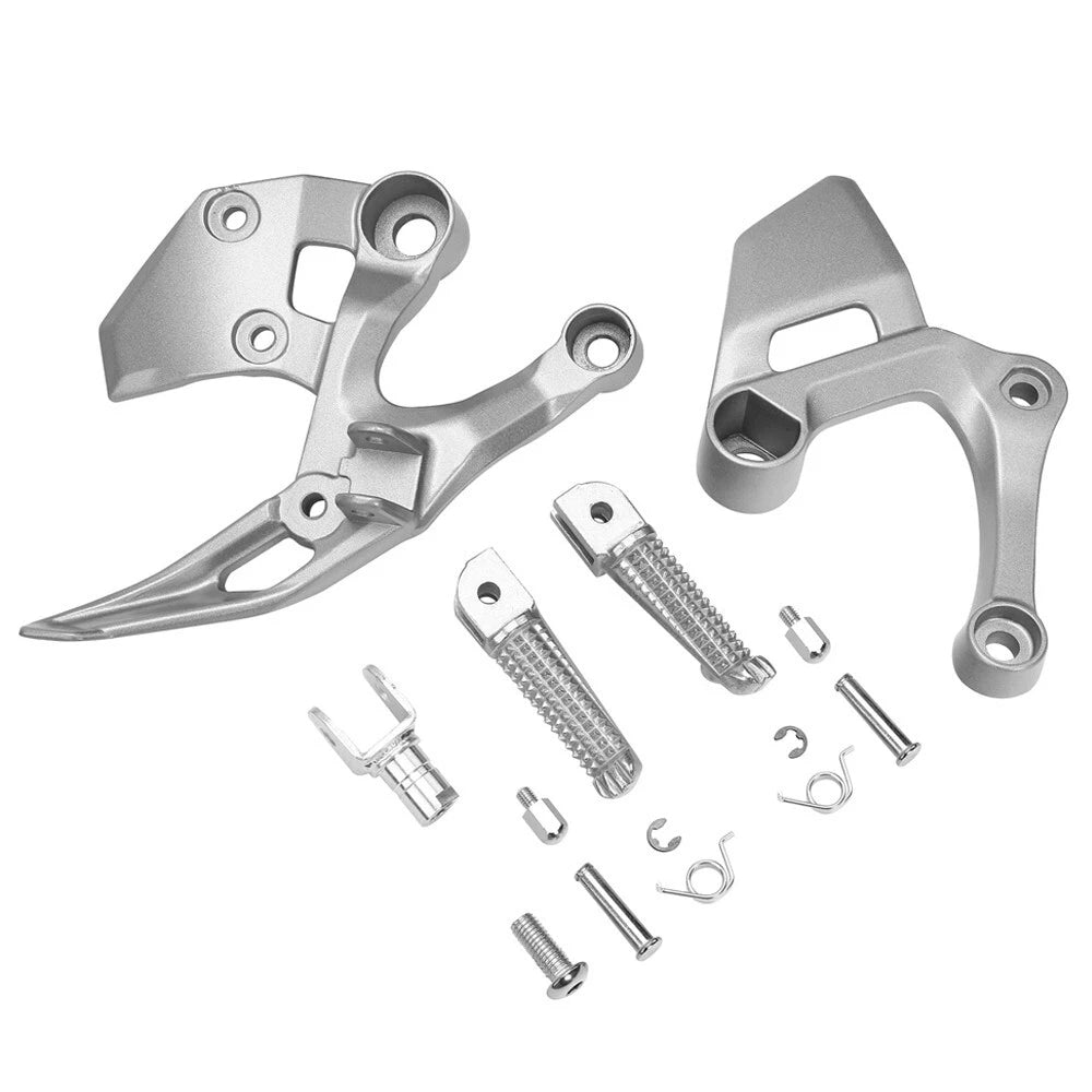 Fit for 2017-2020 19 Yamaha MT-09 New Silver Front Driver Foot Peg Pedal Bracket