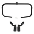Black Engine Guard Crash Bar Footpegs Mount Fit For Harley Road King 1997-2008