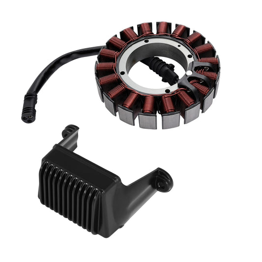Magneto Stator Coil & Voltage Ignition Regulator Fit For Harley Touring 2006-08